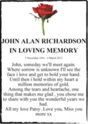 JOHN ALAN RICHARDSON