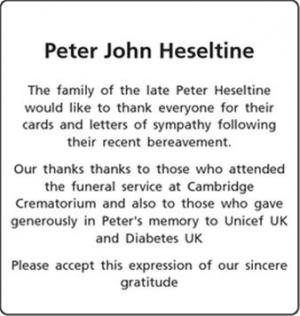 Peter John Heseltine